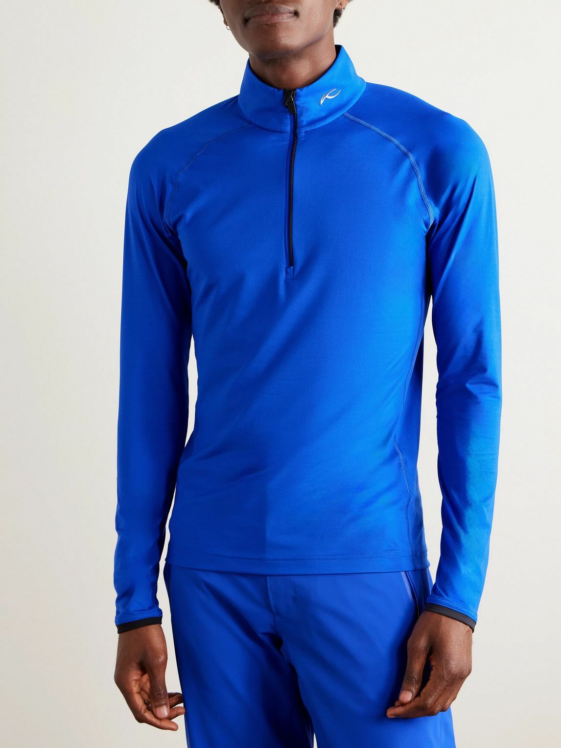 Kjus - Feel Stretch-Jersey Half-Zip Ski Mid-Layer - Blue