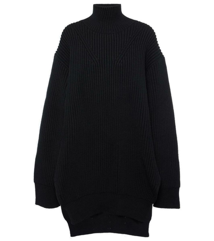 Photo: Jil Sander Ribbed-knit wool turtleneck sweater