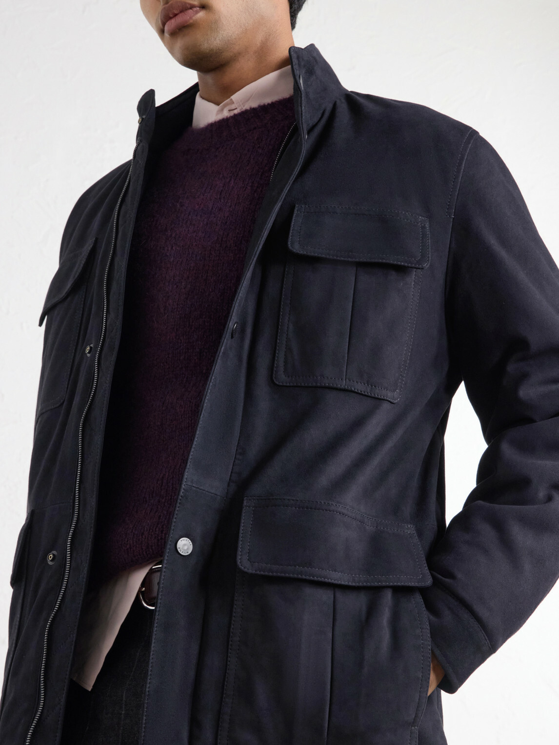 Valstar - Brera Suede Jacket - Blue