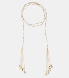 Isabel Marant Olathe beaded scarf necklace