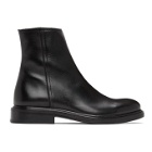 Officine Generale Black Leather Ryan Boots