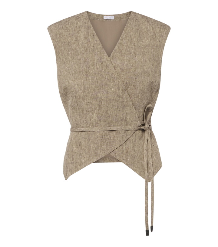 Photo: Brunello Cucinelli Monili vest