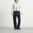Samsøe Samsøe Women's Salylo Leather Jacket in Stray Dott