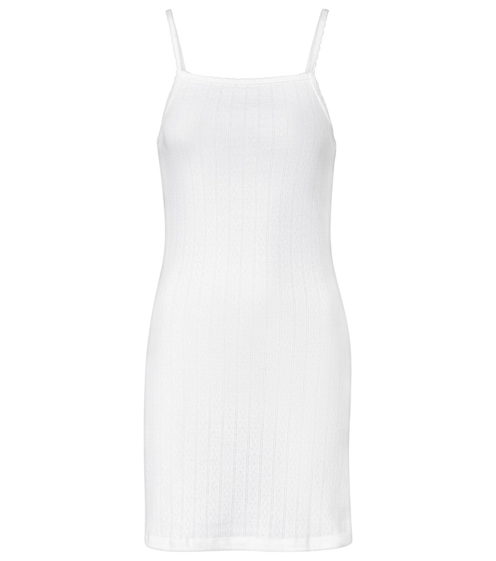 Photo: Leset Pointelle cotton minidress