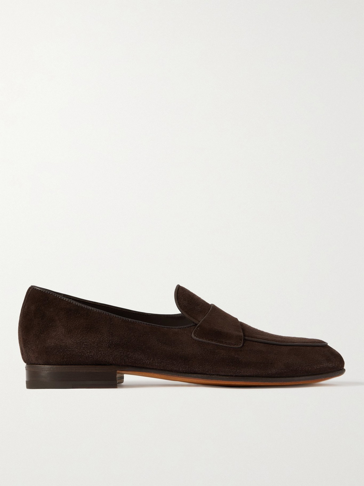 Santoni - Suede Loafers - Brown Santoni