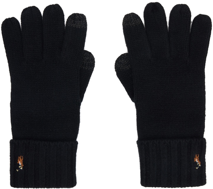 Photo: Polo Ralph Lauren Black Touch Gloves