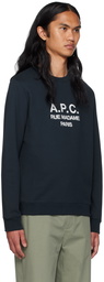 A.P.C. Navy Rufus Sweatshirt