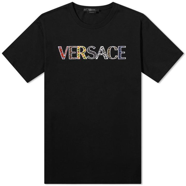 Photo: Versace Colourful Logo Tee