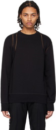Alexander McQueen Black Crewneck Sweatshirt
