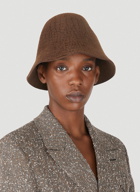 Renata Cloche Hat in Brown