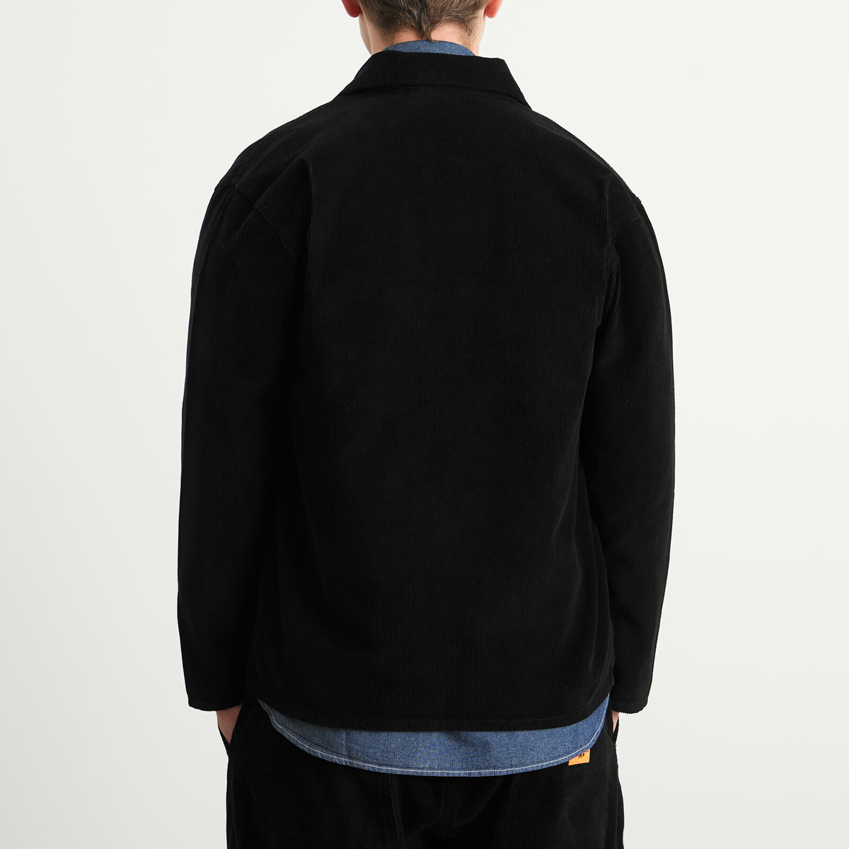 Service Works Men's Corduroy Chore Shirt in Black