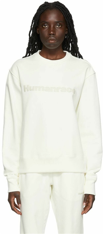 Photo: adidas x Humanrace by Pharrell Williams Off-White Humanrace Basics Sweatshirt