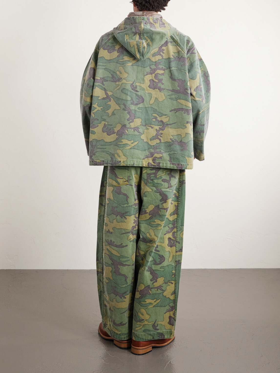 Needles - Reversible Camouflage-Print Cotton-Twill Hooded Jacket - Green