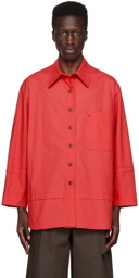 LOW CLASSIC Red Loose Fit Shirt