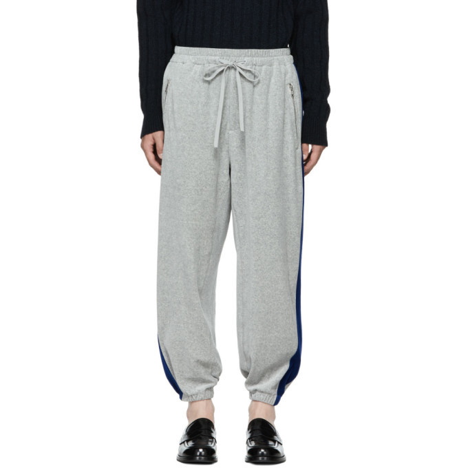 Photo: 3.1 Phillip Lim Grey and Blue Baggy Sweatpants