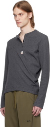 Commission Gray Twisted Henley