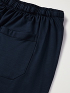 DEREK ROSE - Stretch Micro Modal Jersey Lounge Shorts - Blue