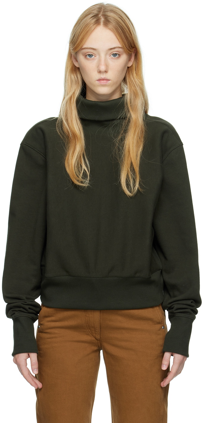 Quira SSENSE Exclusive Khaki Rib Turtleneck
