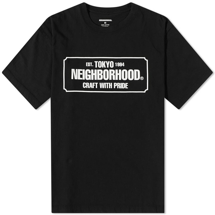 Photo: Neighborhood Men's NH-1 T-Shirt in Black