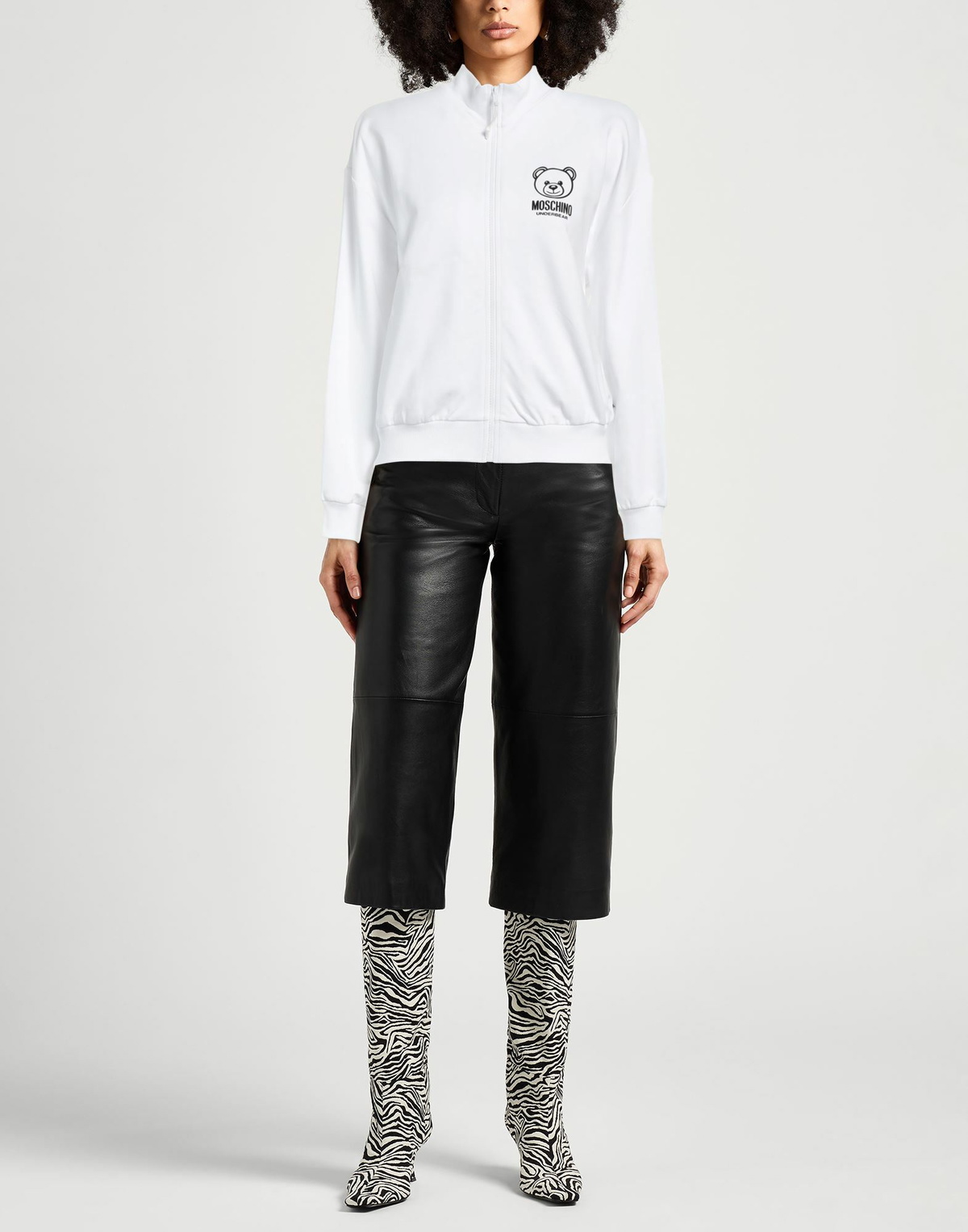 Moschino Womens Sweatshirt in White