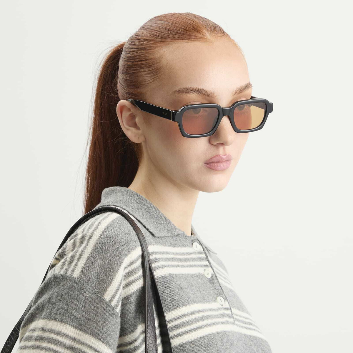 Retrosuperfuture Caro Refined Sunglasses in Black 