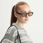 Retrosuperfuture Caro Refined Sunglasses in Black 