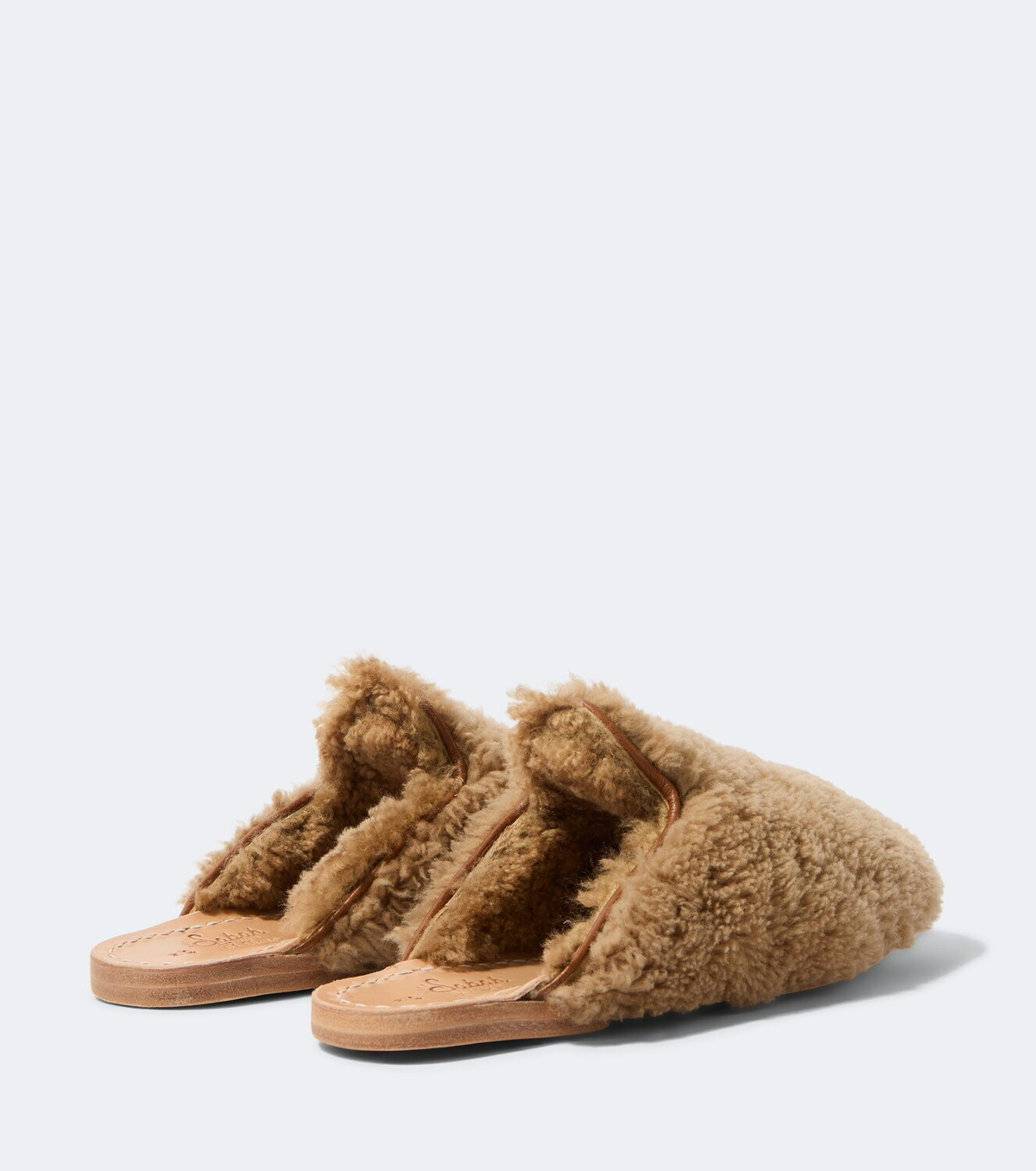 Sabah Bernie shearling slippers