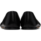 TOTEME Black Slip Nappa Ballerina Flats