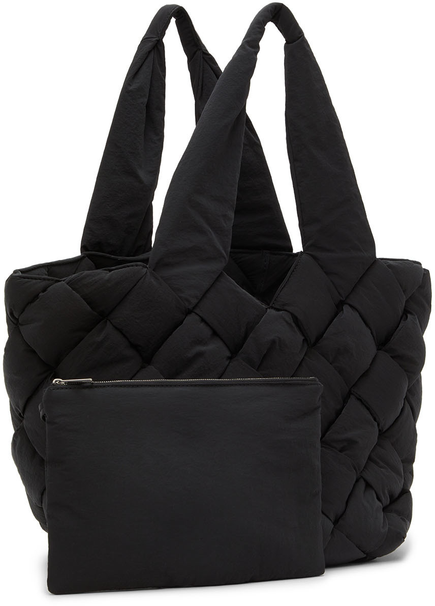 Bottega Veneta Men's Voyager Zipped Tote - Black - Totes