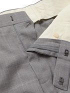 RICHARD JAMES - Checked Wool Suit Trousers - Gray