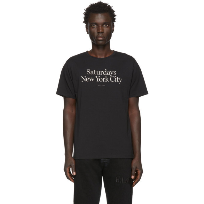 Photo: Saturdays NYC Black Miller Standard T-Shirt
