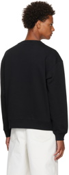 Dries Van Noten Black Cotton Sweatshirt