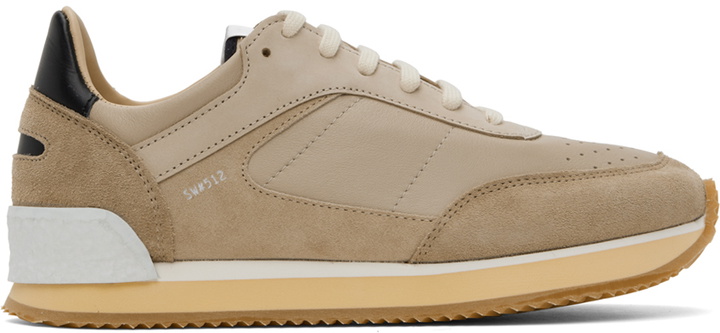 Photo: Spalwart Taupe Dash Low Sneakers