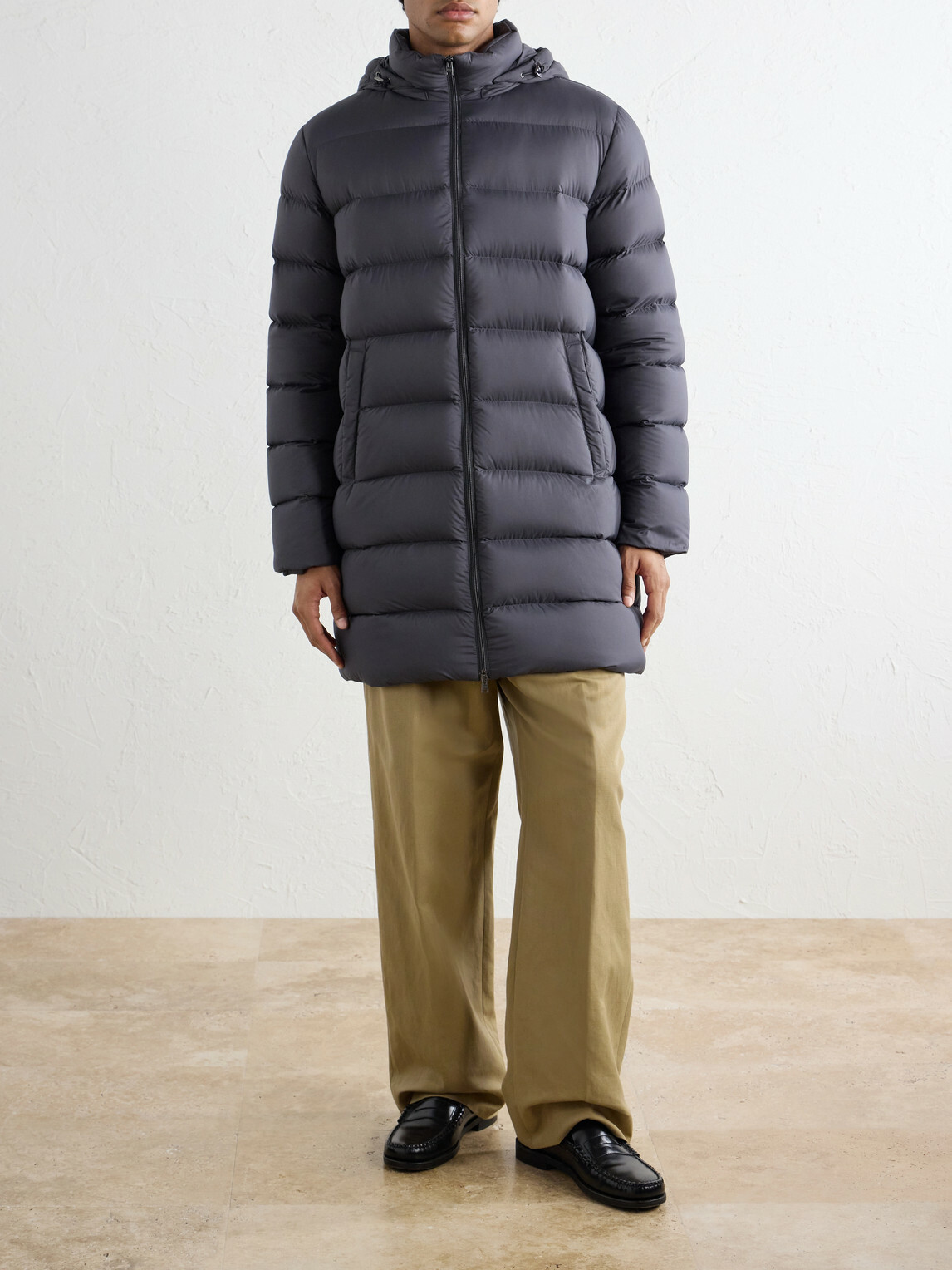 Herno - Ecoage Padded Quilted Down Jacket - Gray