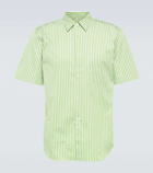 Comme des Garcons Homme Deux - Striped cotton poplin shirt