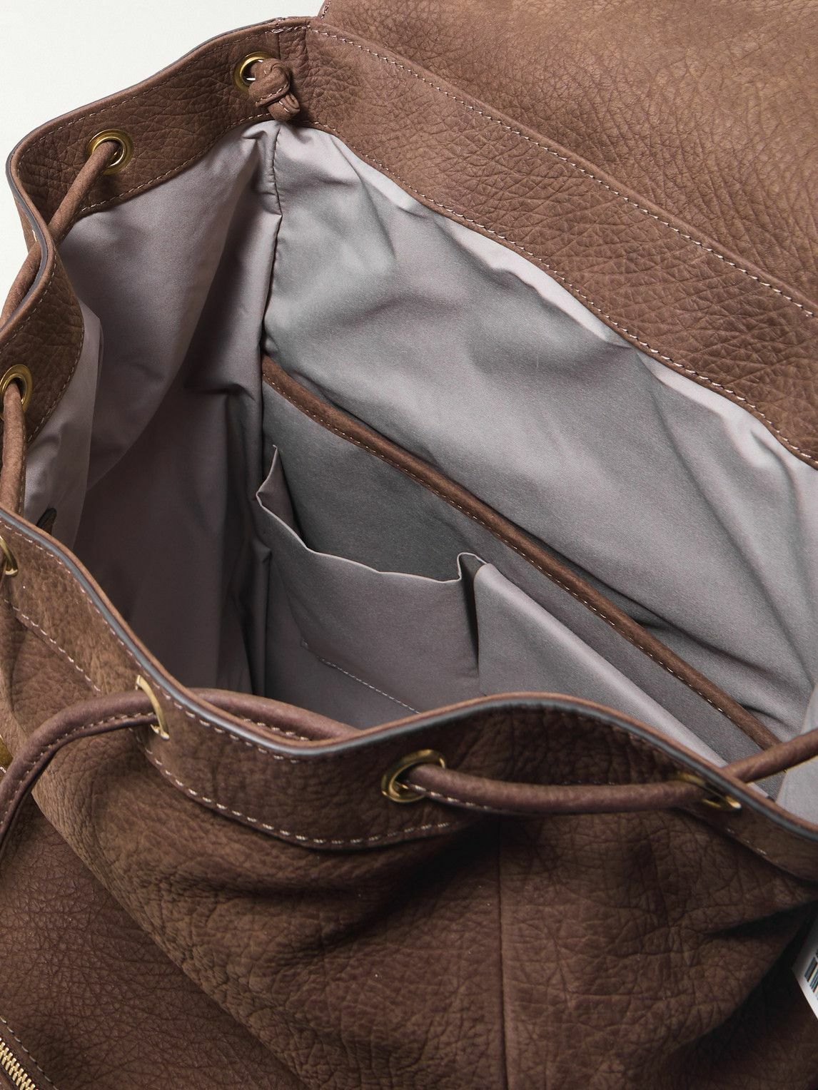 Brunello Cucinelli - Nubuck Backpack Brunello Cucinelli