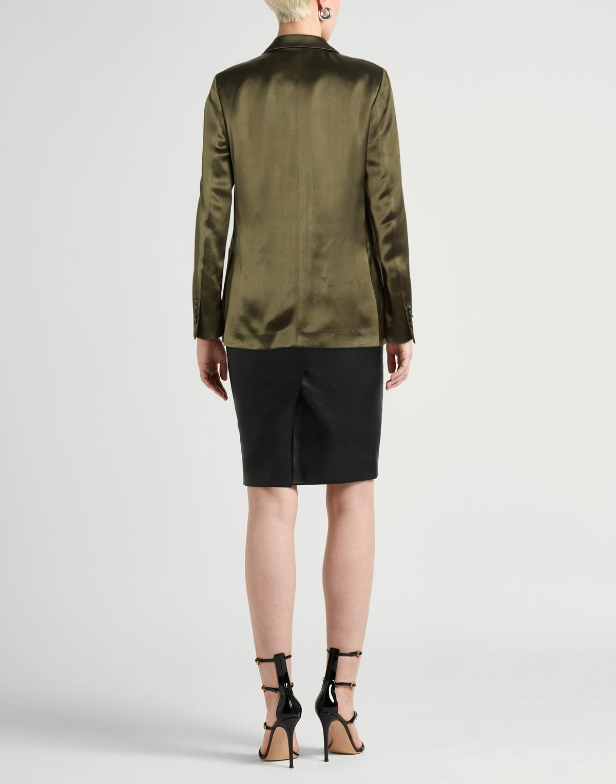 Officine Générale Womens Blazer Dark in Green