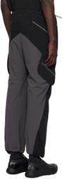 _J.L - A.L_ Black & Gray Paneled Lounge Pants