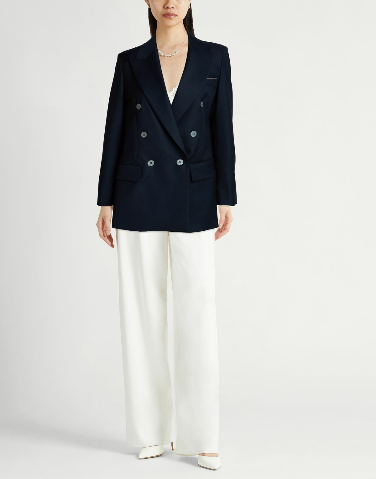 Peserico Womens Blazer in Midnight blue