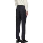 Boss Navy Check Genius Trousers