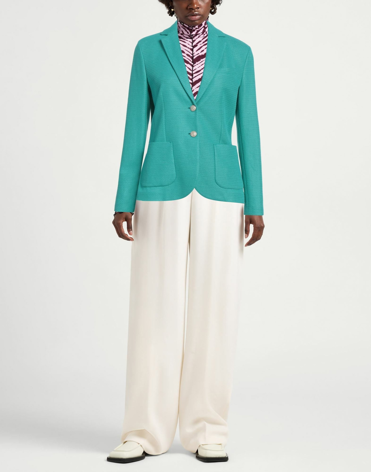 Circolo 1901 Womens Blazer Turquoise