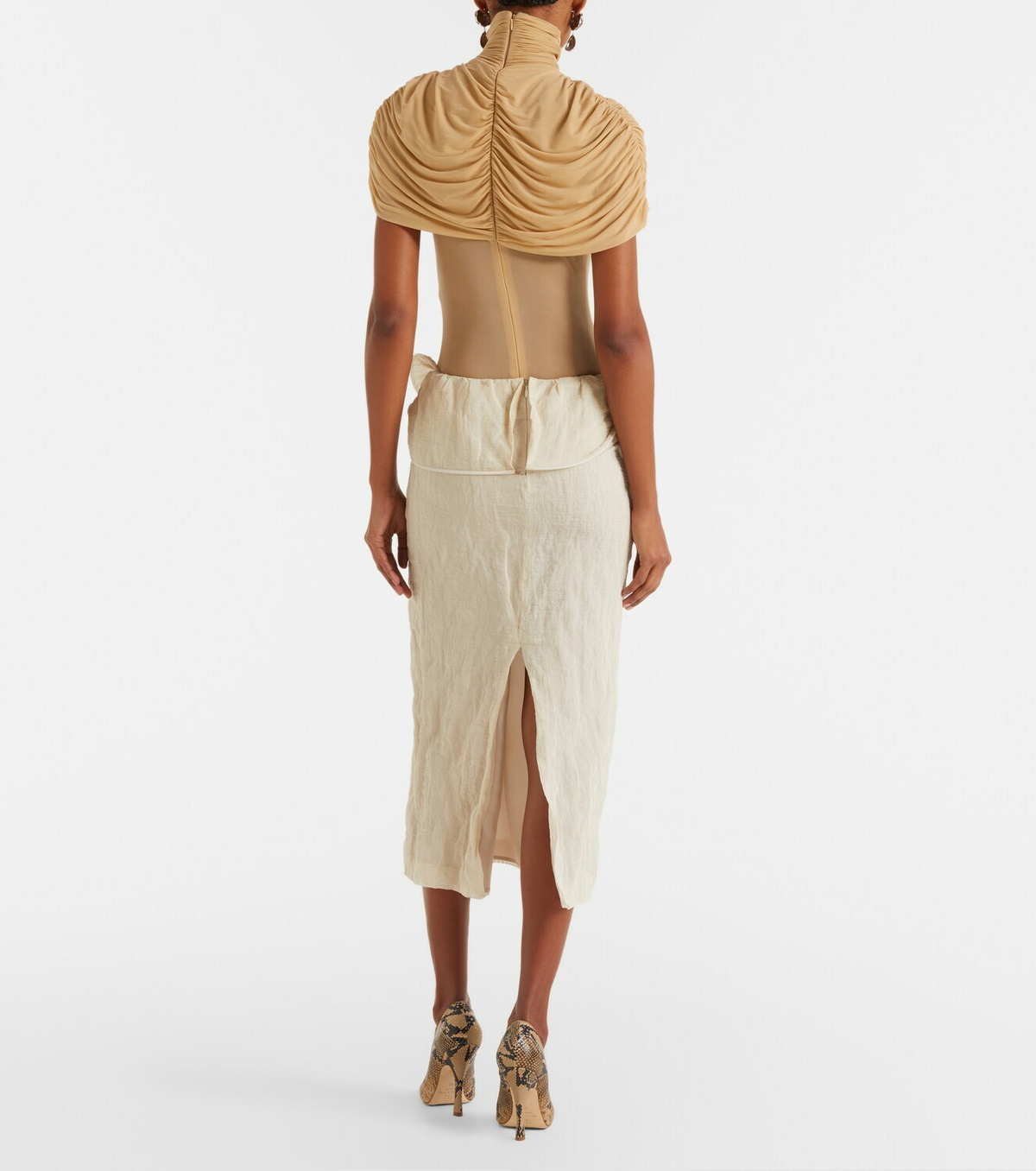 Magda Butrym Asymmetric midi skirt