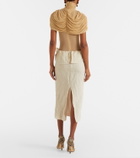 Magda Butrym Asymmetric midi skirt