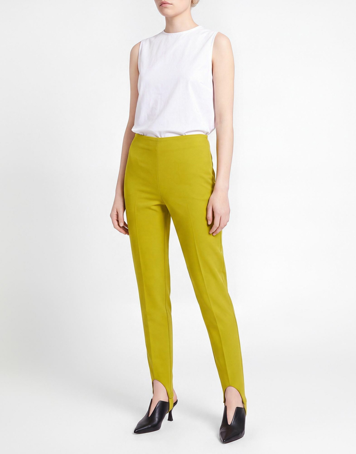 Erika Cavallini Womens Pants in Yellow