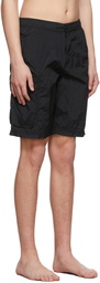 Stone Island Black Nylon Swim Shorts