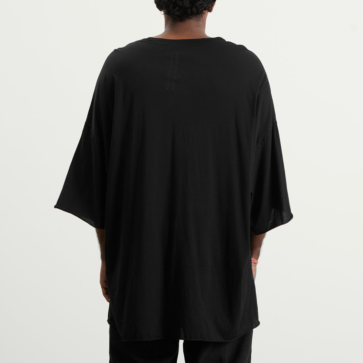 Rick Owens Men's V Neck Tommy T-Shirt in Black 