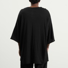 Rick Owens Men's V Neck Tommy T-Shirt in Black 