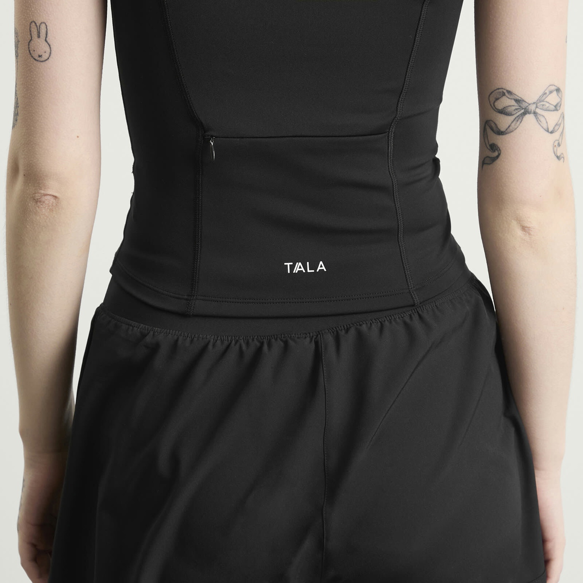 TALA Women's Skinluxe Built-In 2In1 Shorts in Shadow Black
