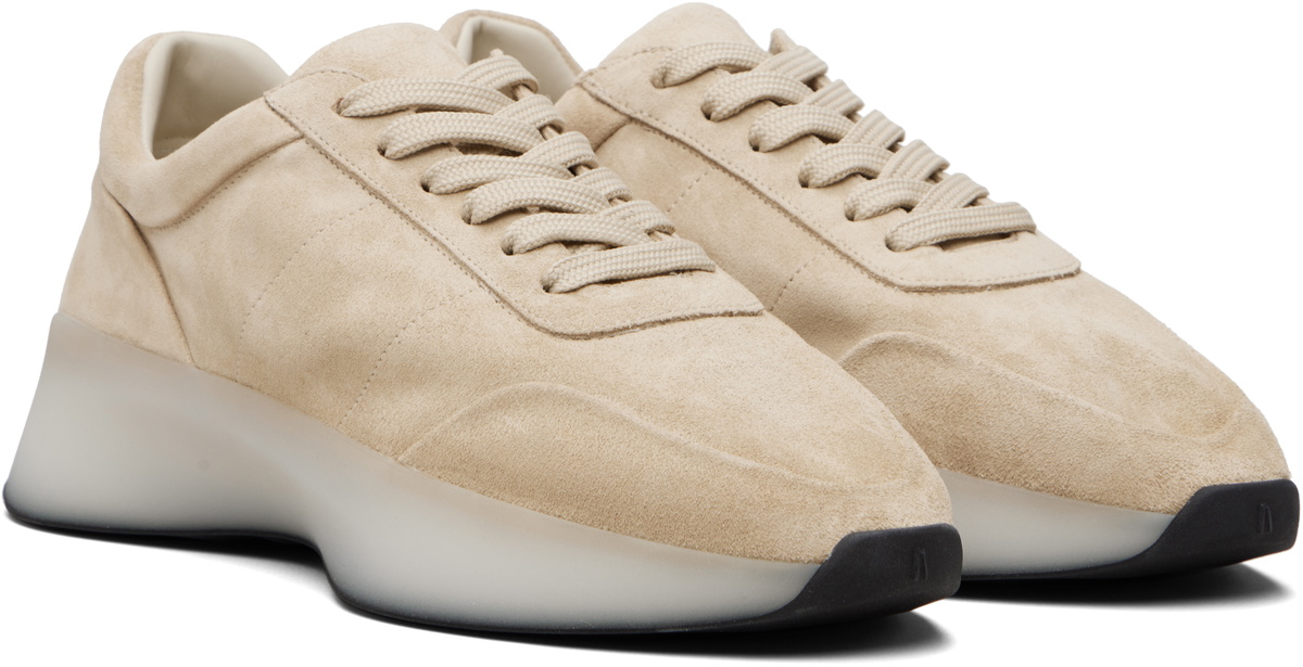 Fear of God Beige Suede Vintage Runner Sneakers