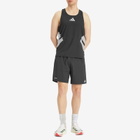 Adidas Running Men's Adidas Adizero Road To Records Tank Top in Black